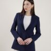 BLAZER STRUTTURATO MONOPETTO - Blue, S