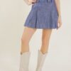 GONNA PANTALONE IN DENIM - Blue, S