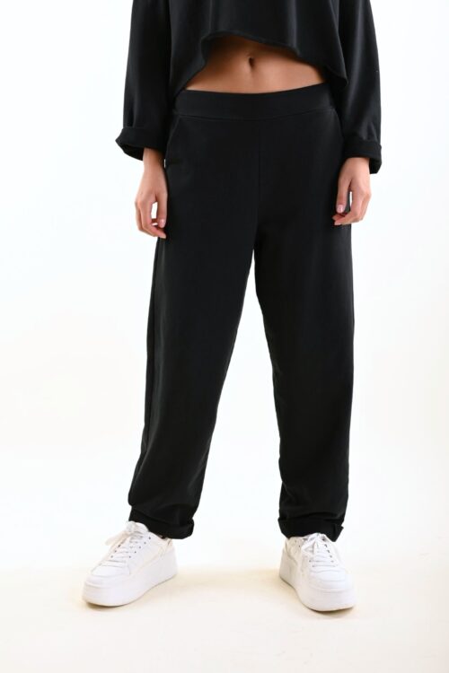 Alternative view of PANTALONE DI FELPA CON ELASTICO IN VITA