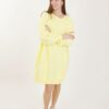 FELPA LUNGA OVERSIZE - Yellow, TU