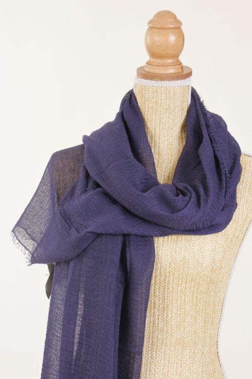 PASHMINA CON BORDI SFRANGIATI