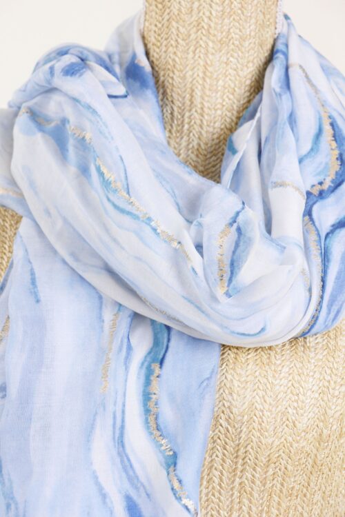 Alternative view of SCIARPA FANTASIA EFFETTO MARMO