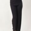 PANTALONI A PALAZZO IN MAGLIA - Nero, TU