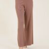 PANTALONI A PALAZZO IN MAGLIA - Moka, TU
