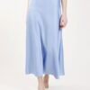 GONNA LUNGA SATIN - Sky blue, TU
