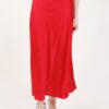 GONNA LUNGA SATIN - Red, TU