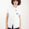 GILET TRAPUNTATO CON APPLICAZIONI - White, TU