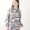CAMICIA FANTASIA FLOREALE - Nero, TU