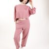 PANTALONE DI FELPA CON ELASTICO IN VITA - Rosa, TU
