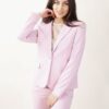 GIACCA MONOPETTO STRUTTURATA - Rosa, XL