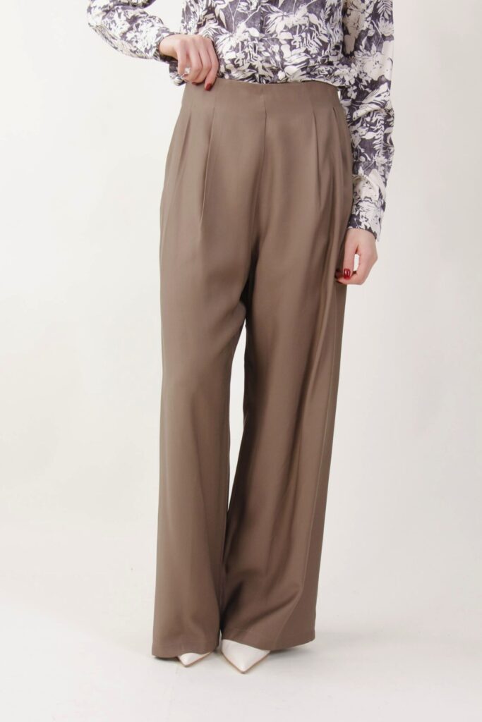 PLEATED PALAZZO PANTS 