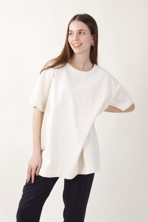 Alternative view of T-SHIRT OVERSIZE A TINTA UNITA