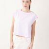 CANOTTA IN COTONE - Lilac, TU