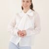 CAMICIA CON FIOCCO - White, S