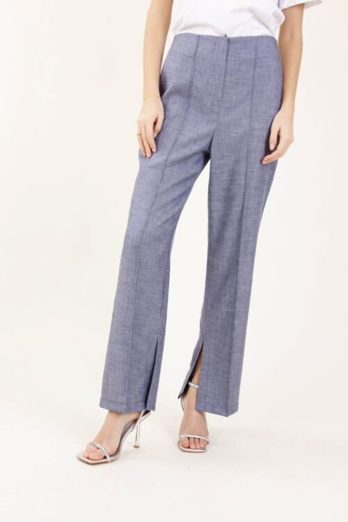 Alternative view of PANTALONI SARTORIALI CON SPACCO SUL FONDO