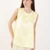 CANOTTA IN RASO - Yellow, M