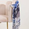 FOULARD FANTASIA FORESTA - Blu, TU