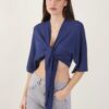 COPRISPALLE CORTO CON NODO FRONTALE - Blue, TU