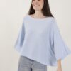 MAGLIA CON MANICHE A 3/4 - Cielo, TU