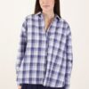 CAMICIA A QUADRI - Blu, TU