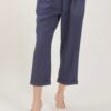 PANTALONI CON FIOCCO IN VITA - Blu, S