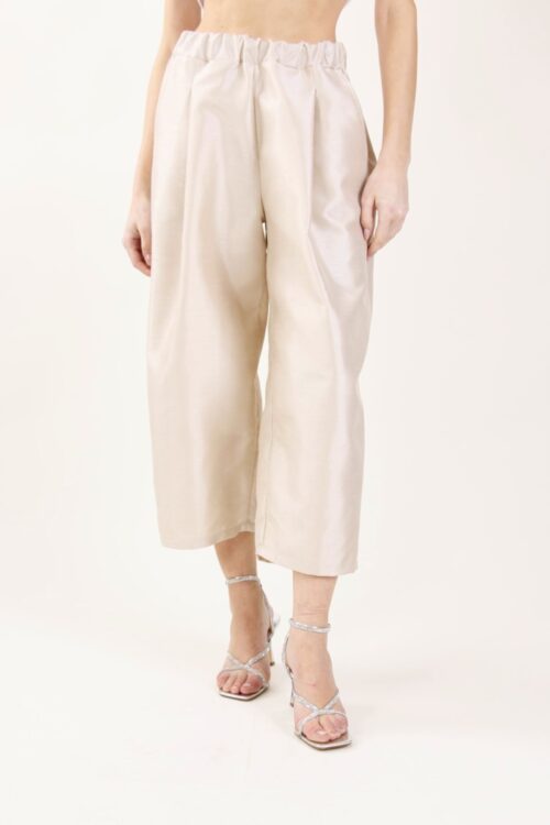 Alternative view of PANTALONI TESSUTO EFFETTO TAFFETA' A PALLONCINO