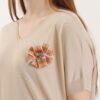 SPILLA GIOIELLO CON GROS GRAIN COLORATO - Beige, TU