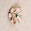 SPILLA GIOIELLO CON GROS GRAIN COLORATO - Rose, TU