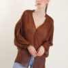 BLUSA LEGGERA IN MISTO SETA - Moro, TU