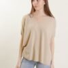 MAGLIA CON SCOLLO A V - Sand, TU