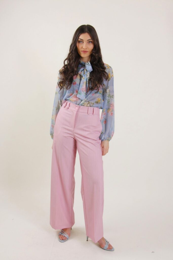 ELEGANT WIDE LEG TROUSERS 