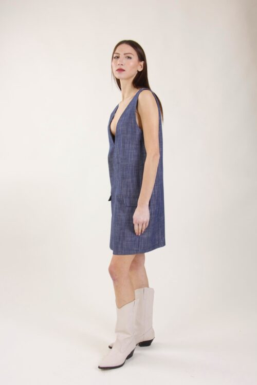 Alternative view of ABITO IN TESSUTO EFFETTO DENIM