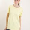 T-SHIRT IN COTONE - Yellow, TU