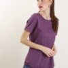 T-SHIRT IN COTONE - Prugna, TU