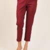 PANTALONI IN POPELINE ALLA CAVIGLIA - India, S