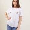 T-SHIRT CON DECORAZIONE CANE IN STRASS - White, TU
