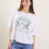 T-SHIRT "LA RÉVÉLATION" CON STRASS VERDI - White, TU