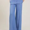 PANTALONE IN LYOCELL - Azzurro, L