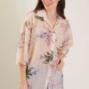 CAMICIA IN LYOCELL FANTASIA FLOREALE - Burro, TU