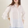 CAMICIA CON MANICHE A BALZE - Burro, TU