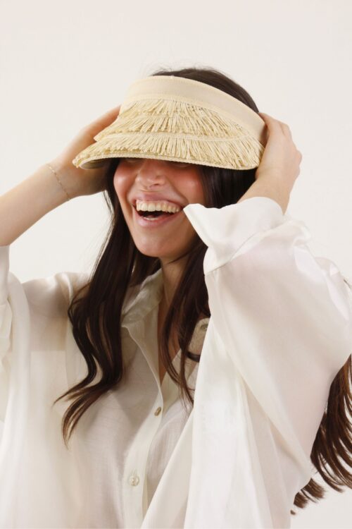 Alternative view of VISIERA INTRECCIATA IN PAGLIA