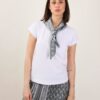 T-SHIRT BASIC CON FOULARD BANDANA - Militare, TU