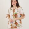 CAMICIA FANTASIA FLOREALE - Tobacco Brown, TU