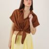 CAMICIA CON NODO FRONTALE - Moro, TU