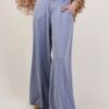 PANTALONI LEGGERI EFFETTO DENIM - Denim, M