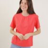 T-SHIRT IN COTONE - Rosso, TU
