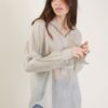 CAMICIA A RIGHE IN TENCEL - Salvia, TU