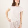 T-SHIRT IN LINO - Burro, TU