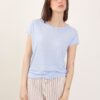 T-SHIRT IN LINO - Cielo, TU