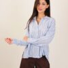 CAMICIA A RIGHE IN LINO - Cielo, TU